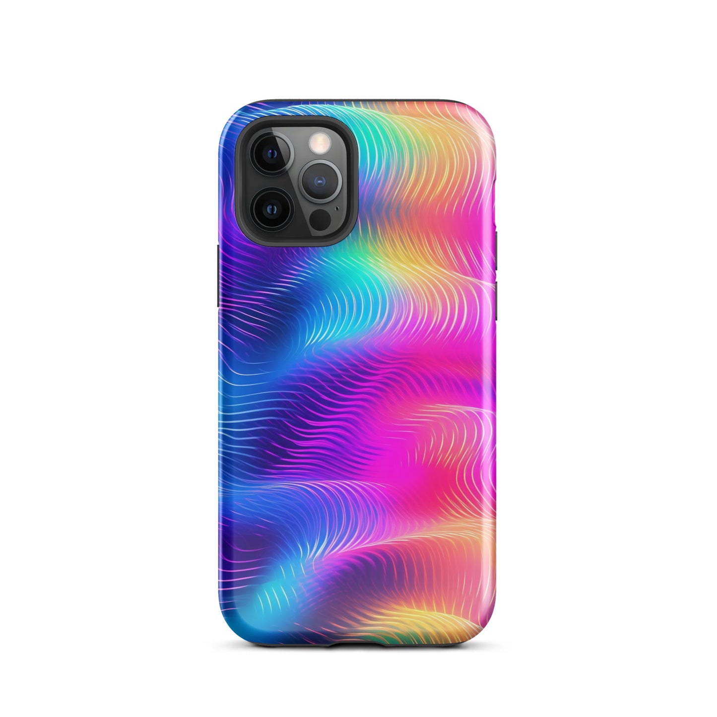 Aurora Illusion | Holographic Style Multi Color Tough iPhone Case