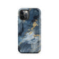 Nightstorm | Dark Blue & Gold Marble Tough iPhone Case