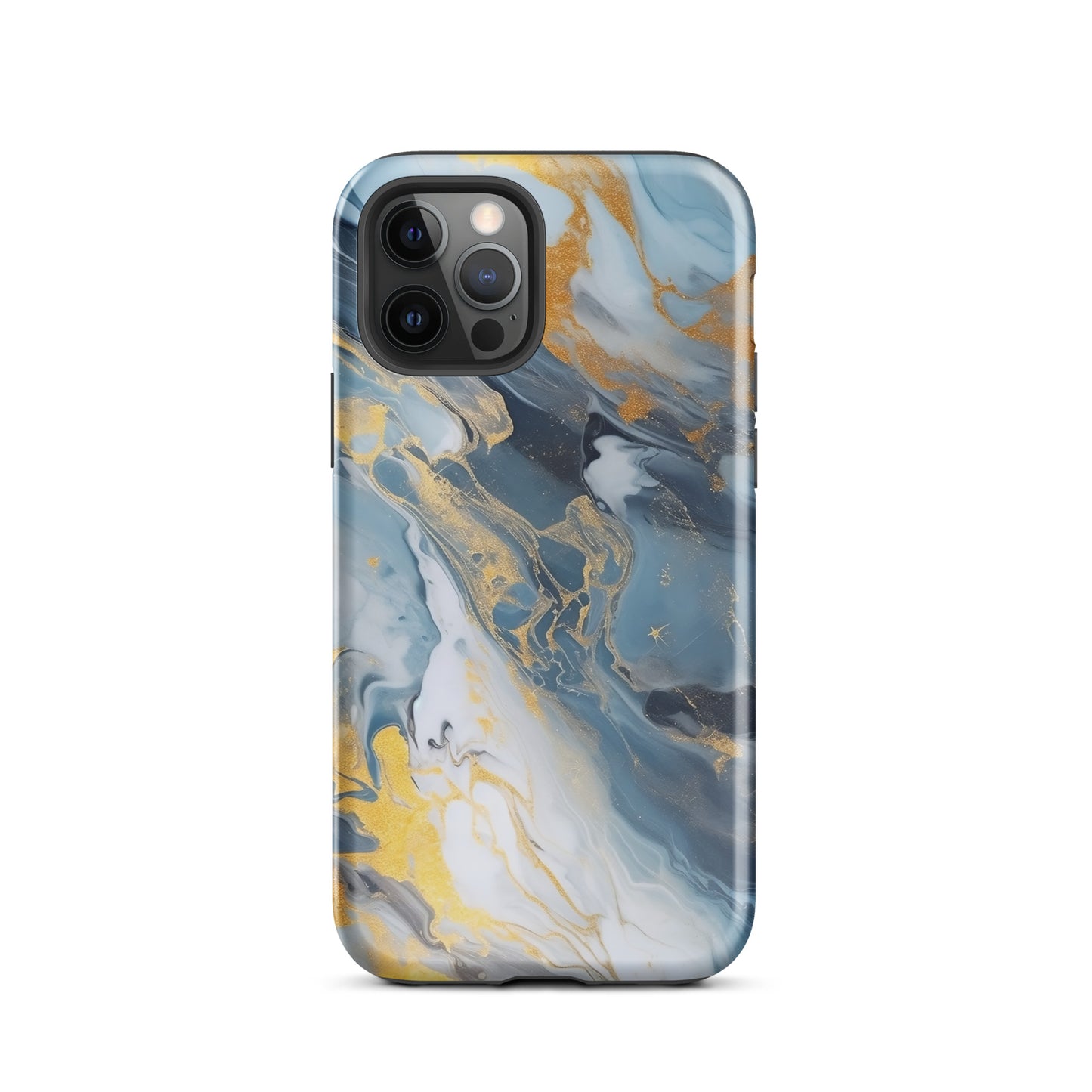 Stardust | Blue & Gold Tough iPhone Case
