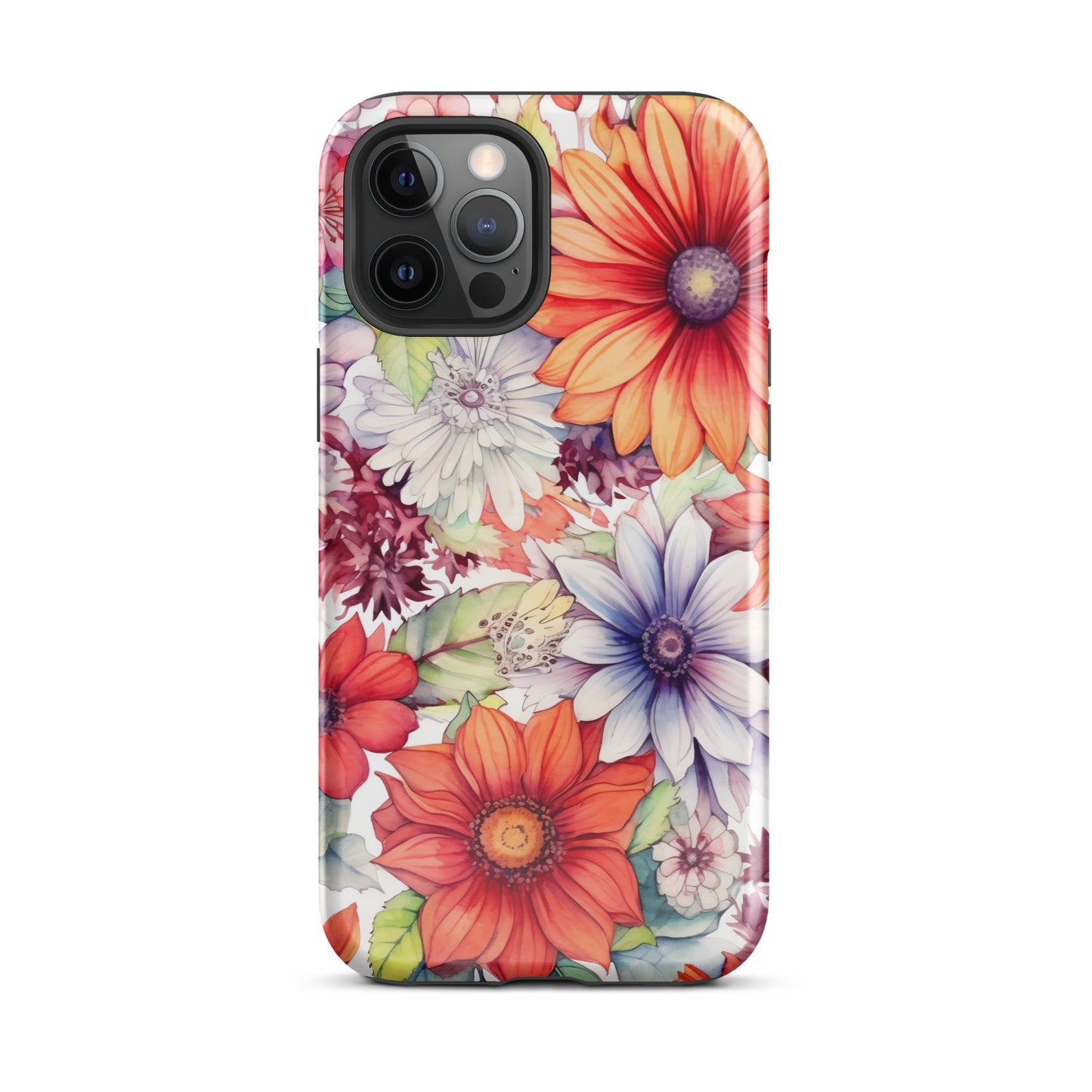 Vellichor Blossoms | Beautiful Multi Color Flowers Tough iPhone Case