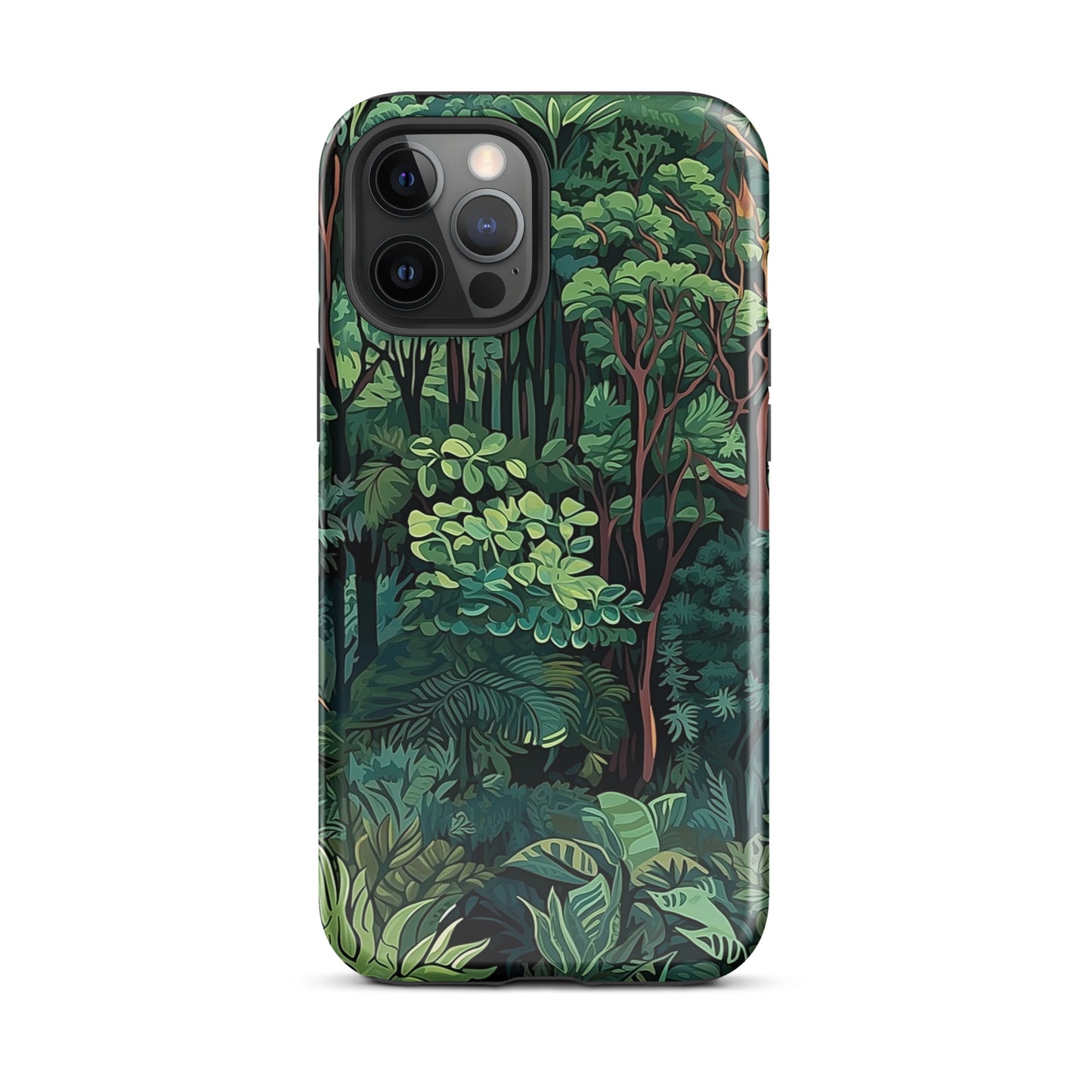 Foliage Fantasy | Jungle Trees Design Tough iPhone Case