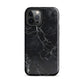 Onyx Opulence | Black Marble Design Tough iPhone Case