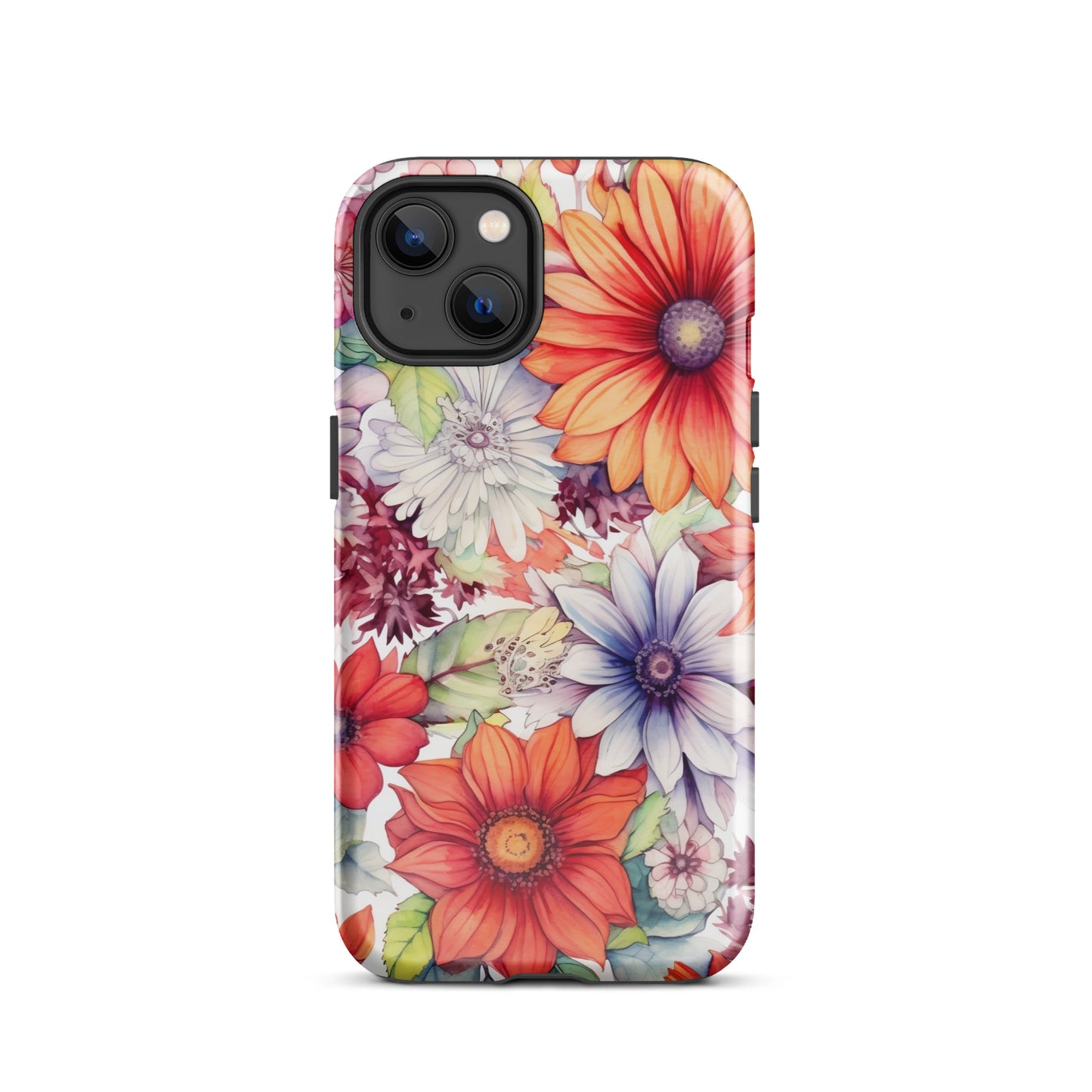 Vellichor Blossoms | Beautiful Multi Color Flowers Tough iPhone Case