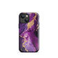 Abyss | Purple & Gold Marble Tough iPhone Case