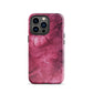 Noir Pink | Dark Pink Marble Design Tough iPhone Case