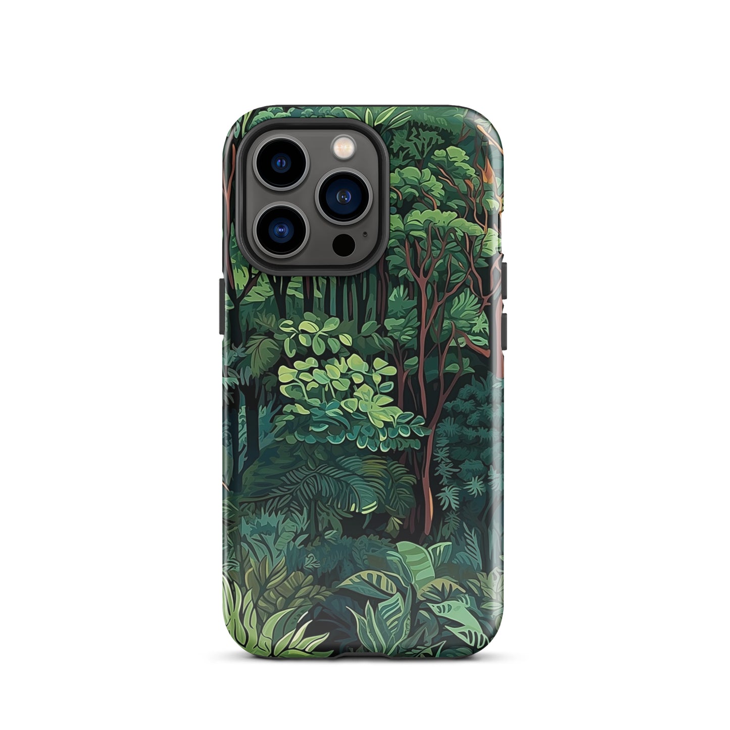 Foliage Fantasy | Jungle Trees Design Tough iPhone Case