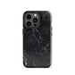 Onyx Opulence | Black Marble Design Tough iPhone Case