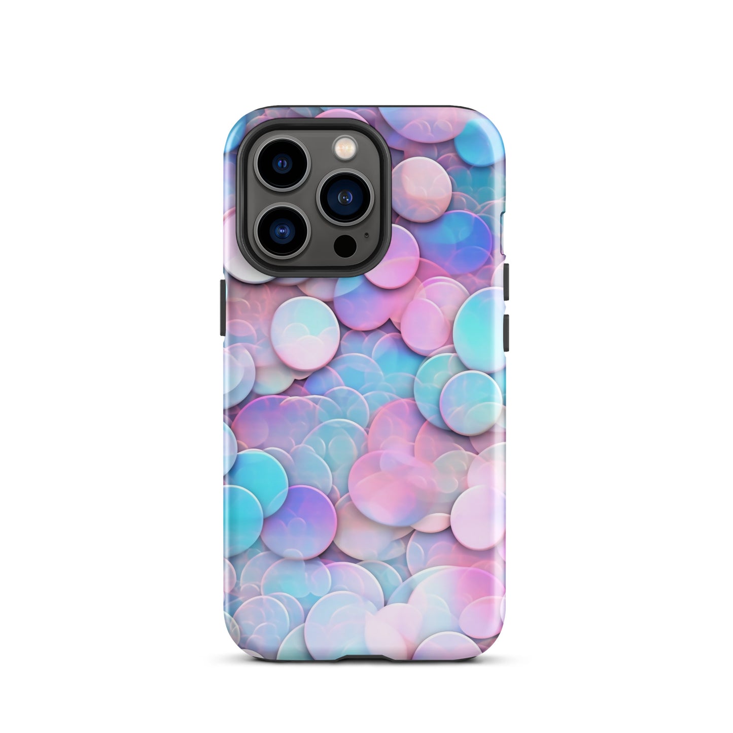 Luminous Bubbles | Multi Light Color Tough iPhone Case