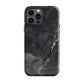 Obsidian Aurum | Black & Gold Marble Design Tough iPhone Case