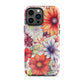 Vellichor Blossoms | Beautiful Multi Color Flowers Tough iPhone Case
