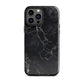 Onyx Opulence | Black Marble Design Tough iPhone Case