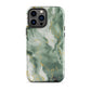 Matcha | Dark Green & Gold Tough iPhone Case