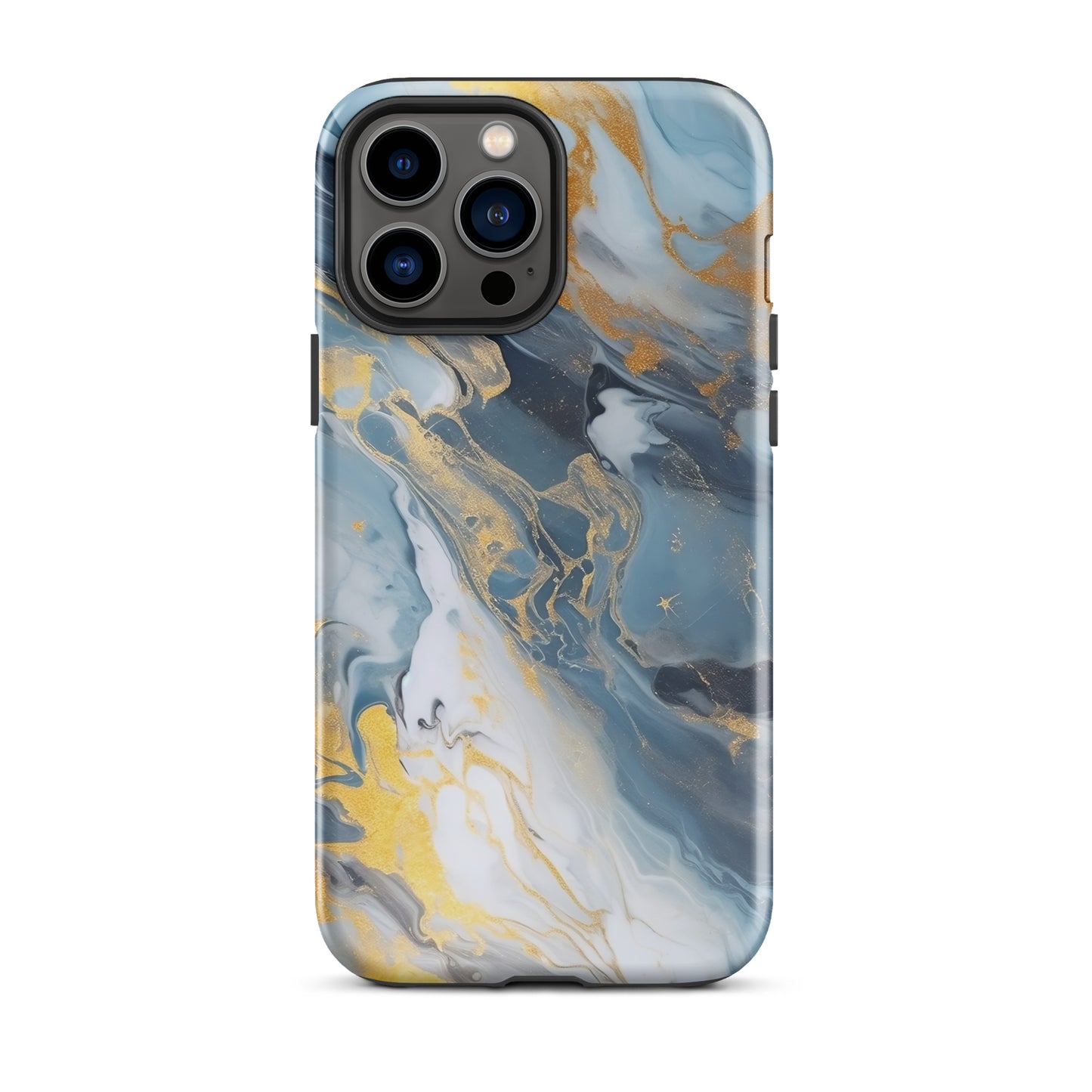 Stardust | Blue & Gold Tough iPhone Case