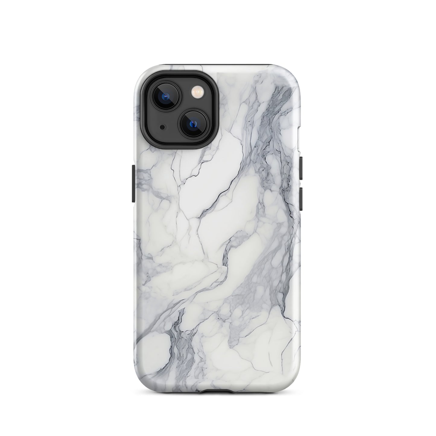Ethereal | White & Grey Marble Design Tough iPhone Case