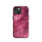Noir Pink | Dark Pink Marble Design Tough iPhone Case