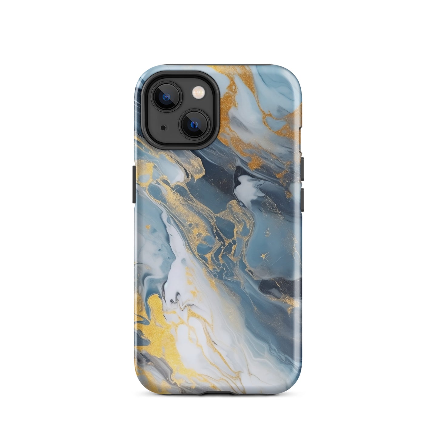 Stardust | Blue & Gold Tough iPhone Case