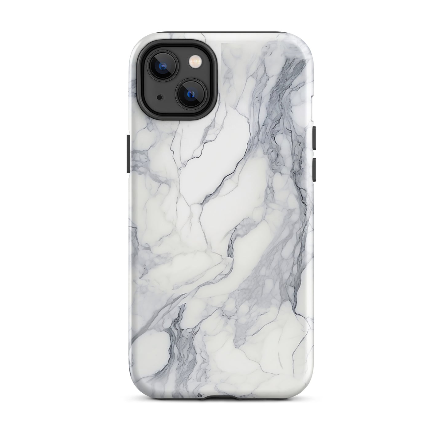 Ethereal | White & Grey Marble Design Tough iPhone Case