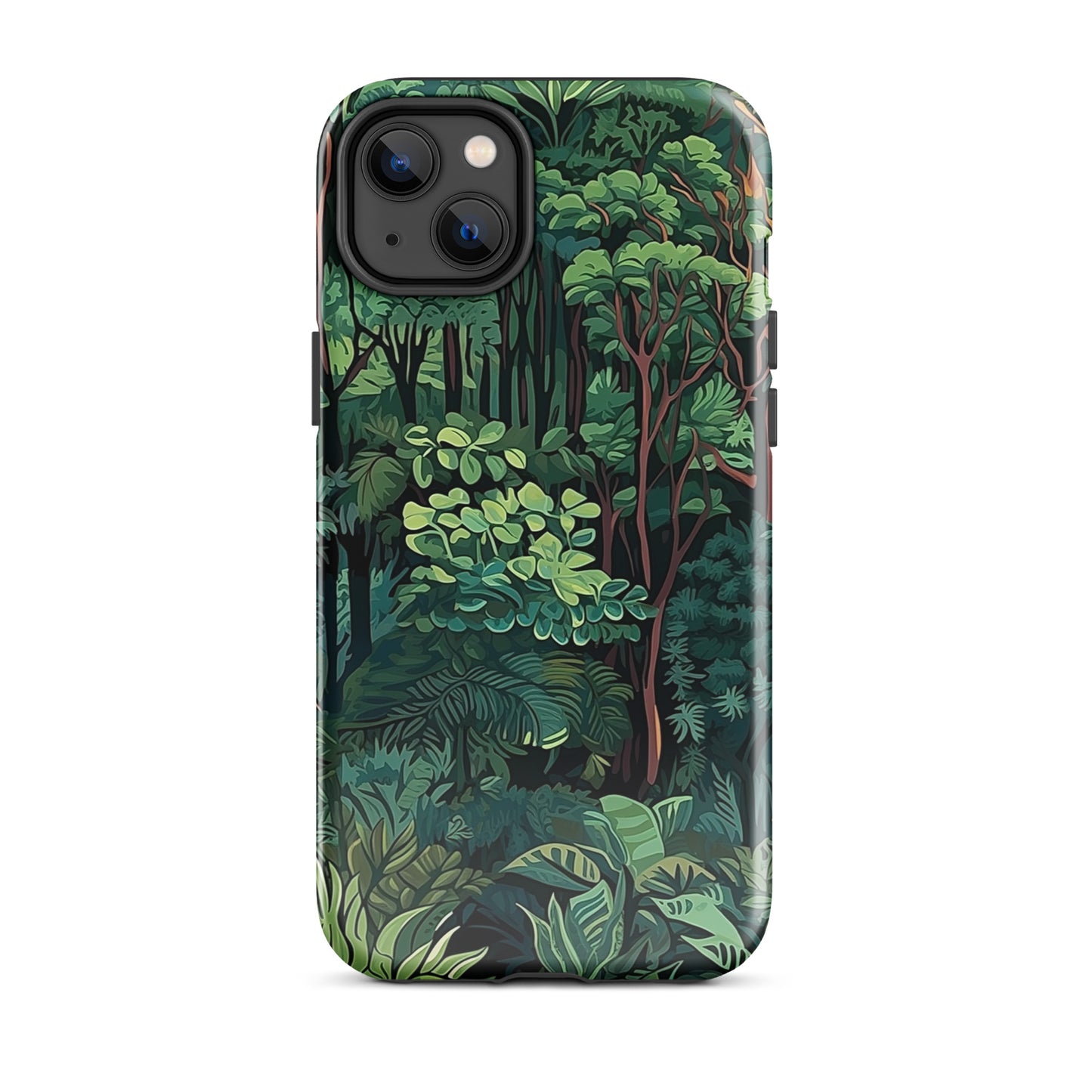 Foliage Fantasy | Jungle Trees Design Tough iPhone Case