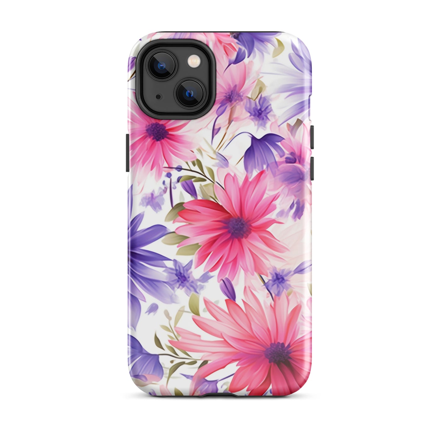 Blossom Ballet | Pink & Purple Flower Tough iPhone Case
