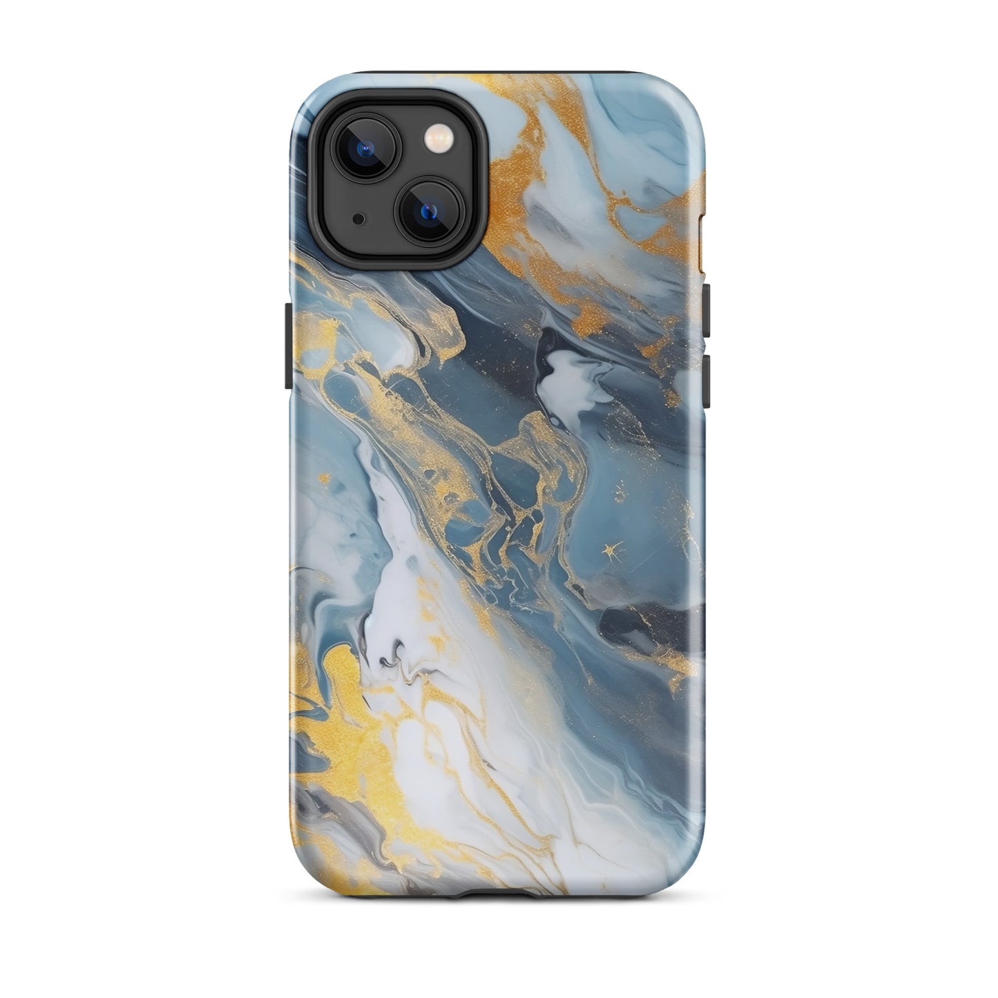 Stardust | Blue & Gold Tough iPhone Case