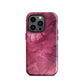 Noir Pink | Dark Pink Marble Design Tough iPhone Case