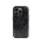 Onyx Opulence | Black Marble Design Tough iPhone Case