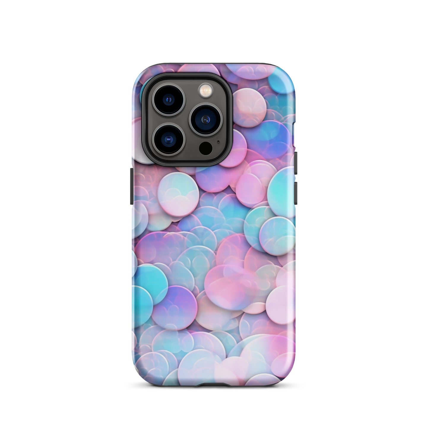 Luminous Bubbles | Multi Light Color Tough iPhone Case