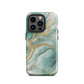Mint Latte | Green & Gold Tough iPhone Case