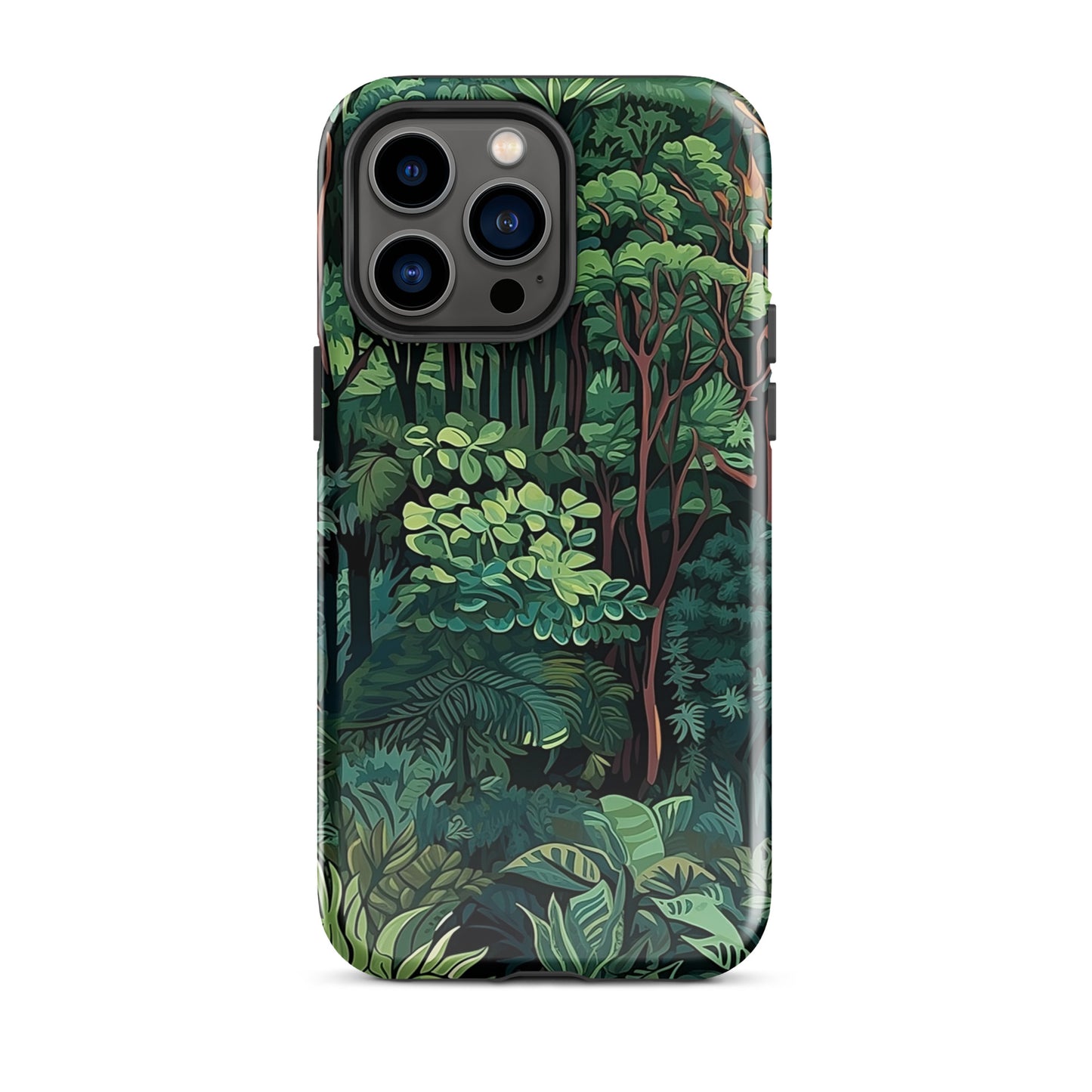 Foliage Fantasy | Jungle Trees Design Tough iPhone Case
