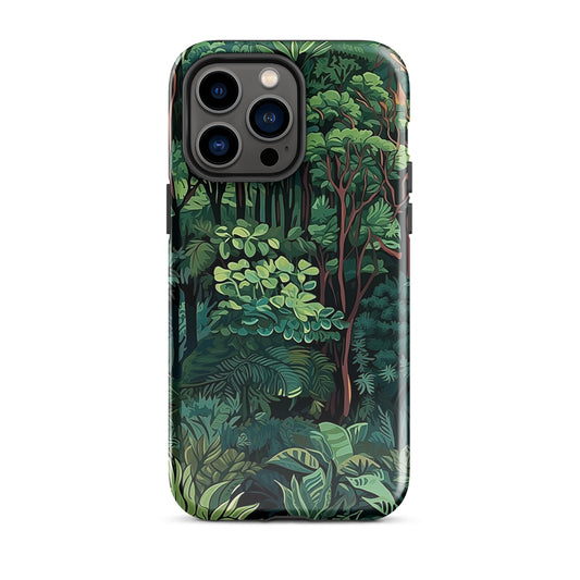 Foliage Fantasy | Jungle Trees Design Tough iPhone Case
