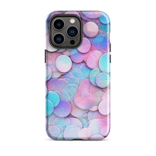 Luminous Bubbles | Multi Light Color Tough iPhone Case