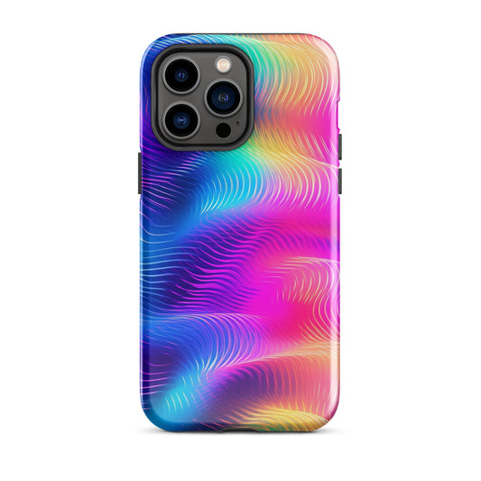 Aurora Illusion | Holographic Style Multi Color Tough iPhone Case
