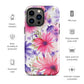 Blossom Ballet | Pink & Purple Flower Tough iPhone Case