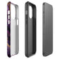 Eclipse | Black Purple & Gold Marble Tough iPhone Case