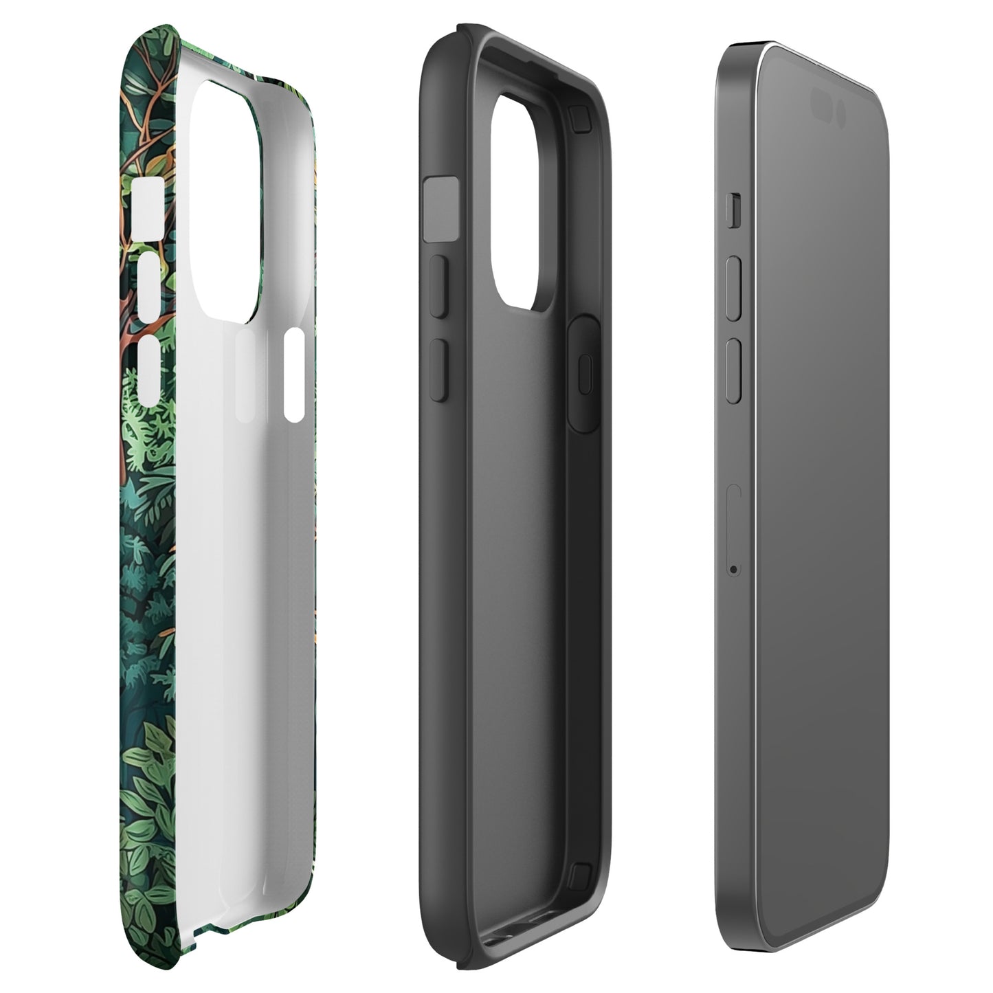 Foliage Fantasy | Jungle Trees Design Tough iPhone Case