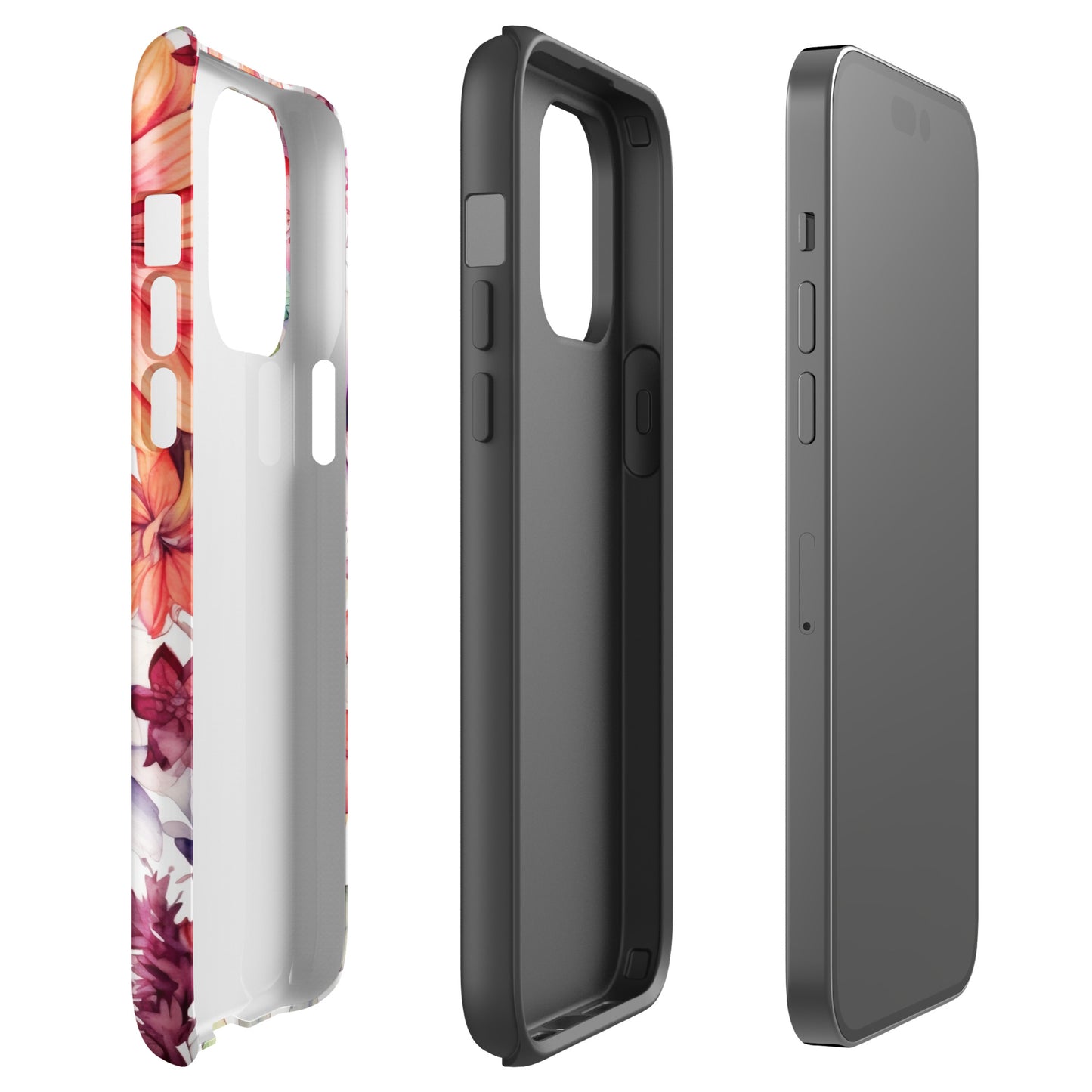 Vellichor Blossoms | Beautiful Multi Color Flowers Tough iPhone Case